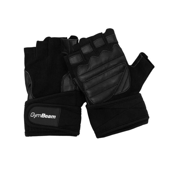 GymBeam Fitness rukavice Pro WristWraps Black GymBeam