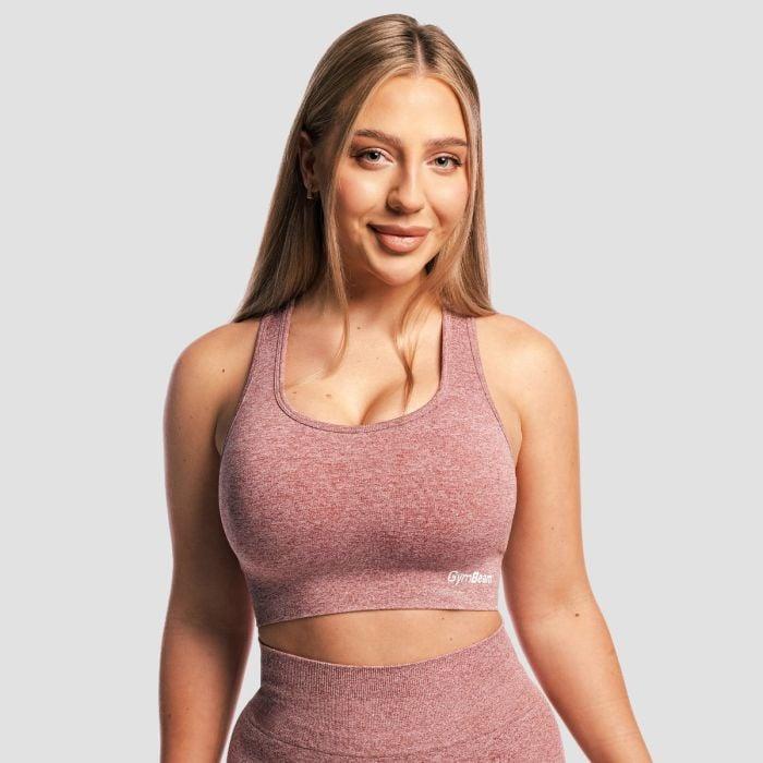 GymBeam Sportovní podprsenka FLO Mauve GymBeam