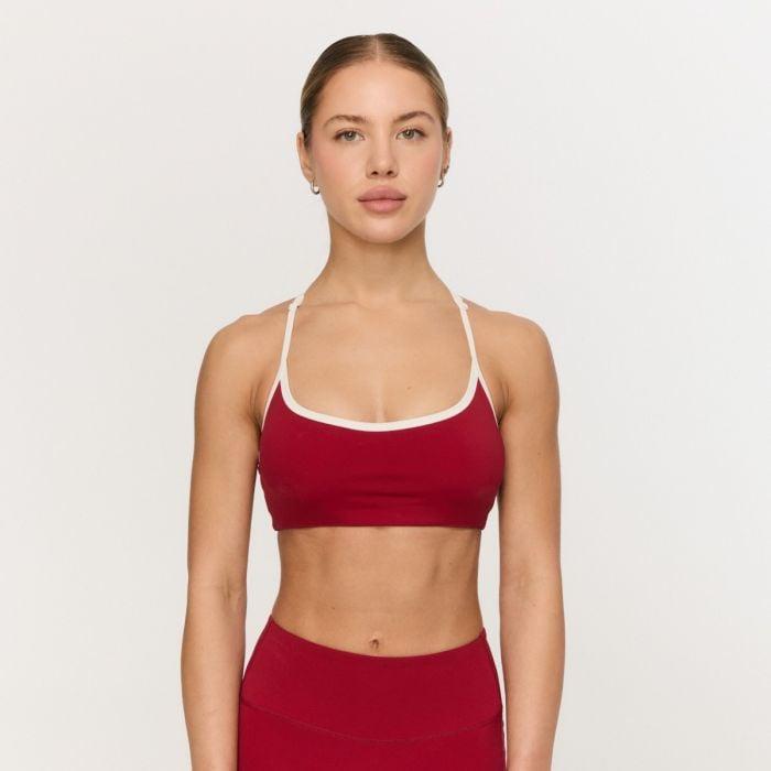 GymBeam Sportovní podprsenka Varsity Red GymBeam