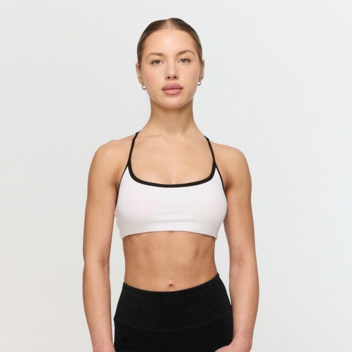 GymBeam Sportovní podprsenka Varsity White GymBeam