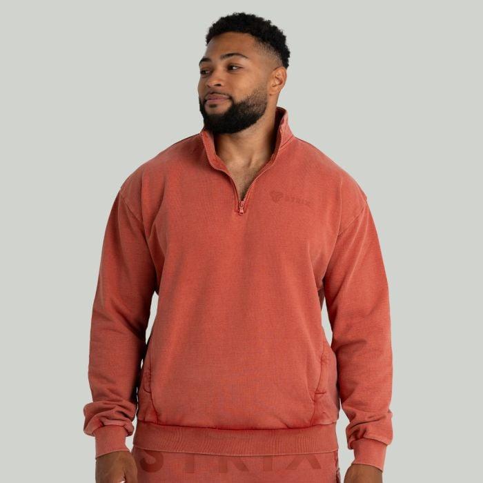 GymBeam STRIX Mikina Washed Terra - STRIX GymBeam