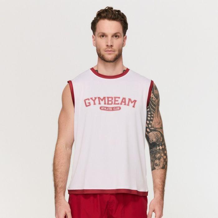 GymBeam Tílko Varsity White GymBeam