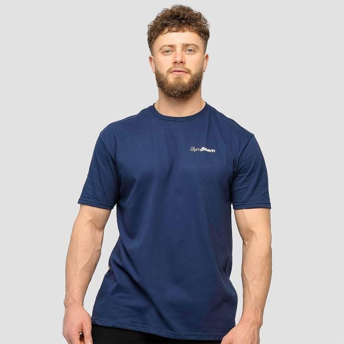 GymBeam Tričko Basic Navy Blue GymBeam