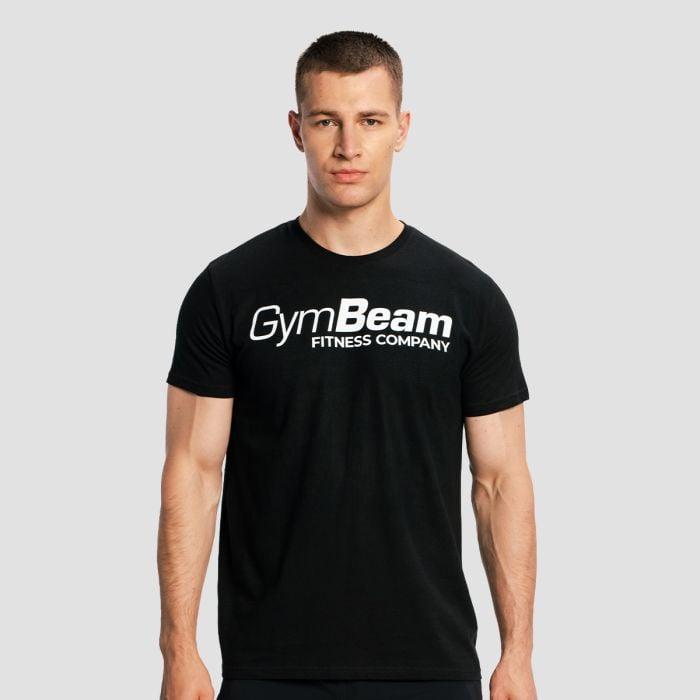 GymBeam Tričko Fitness Black GymBeam