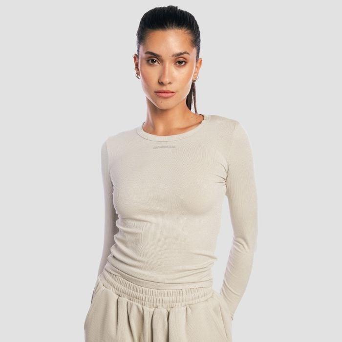 GymBeam Women‘s Aura Long Sleeve T-Shirt Grey GymBeam