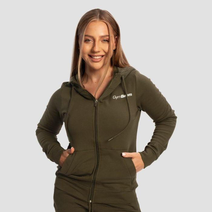 GymBeam Women‘s Limitless Zip Up Hoodie Espresso GymBeam
