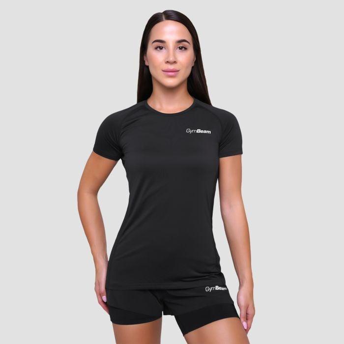 GymBeam Women‘s Pulse Running T-shirt Black GymBeam