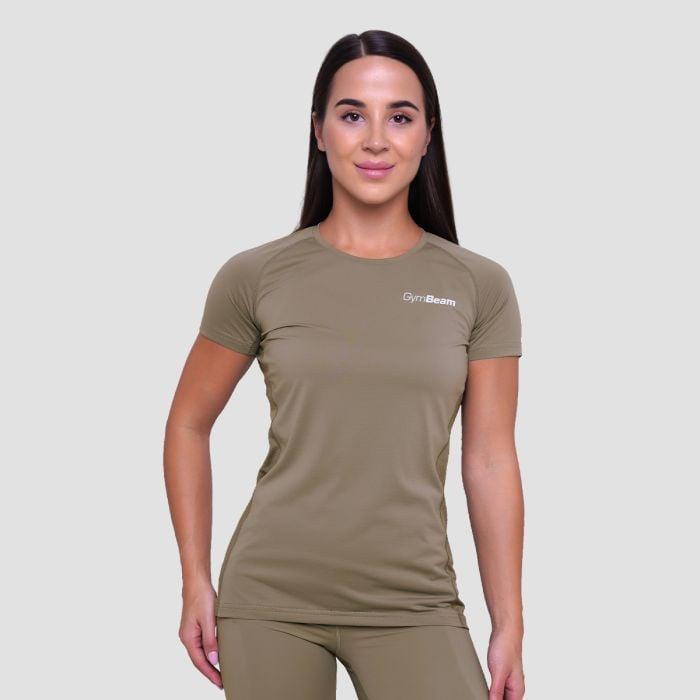 GymBeam Women‘s Pulse Running T-shirt Vetiver GymBeam