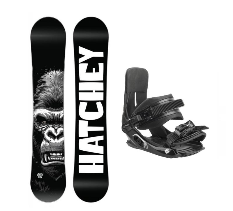 Hatchey Primal dětský snowboard + Hatchey Tactic Junior vázání Hatchey
