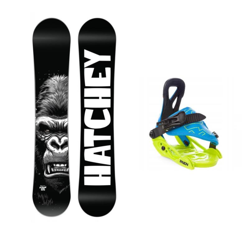Hatchey Primal dětský snowboard + Raven s160 dětské snb vázání Hatchey