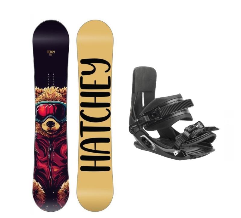 Hatchey Teddy dětský snowboard + Hatchey Tactic Junior vázání Hatchey
