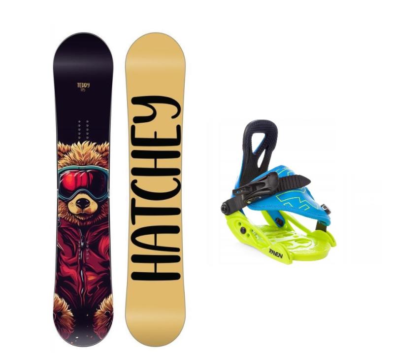Hatchey Teddy dětský snowboard + Raven s160 vázání Hatchey