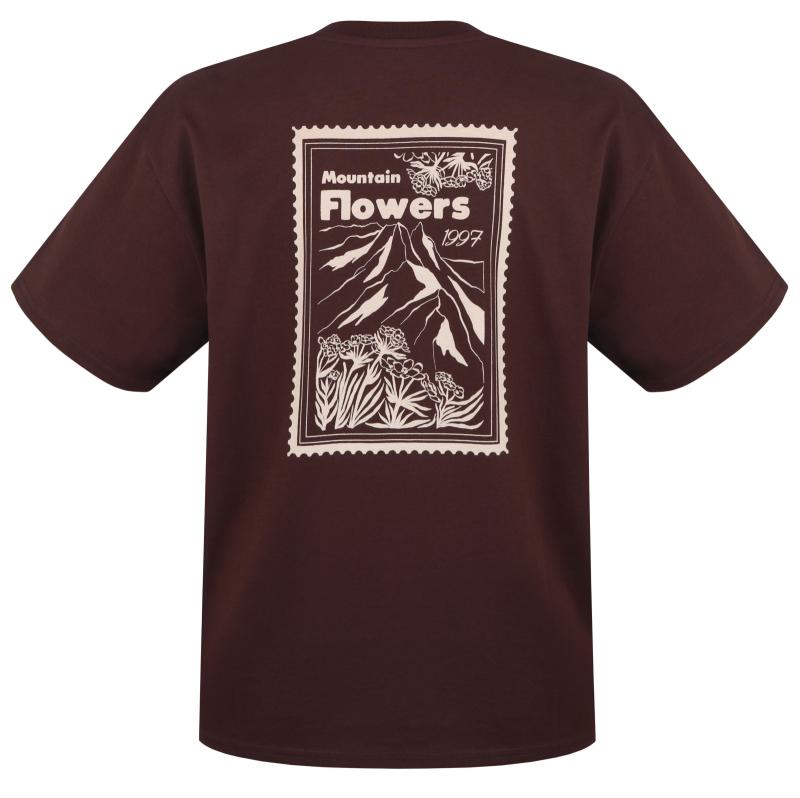 Husky Tee Stamp L brown HUSKY