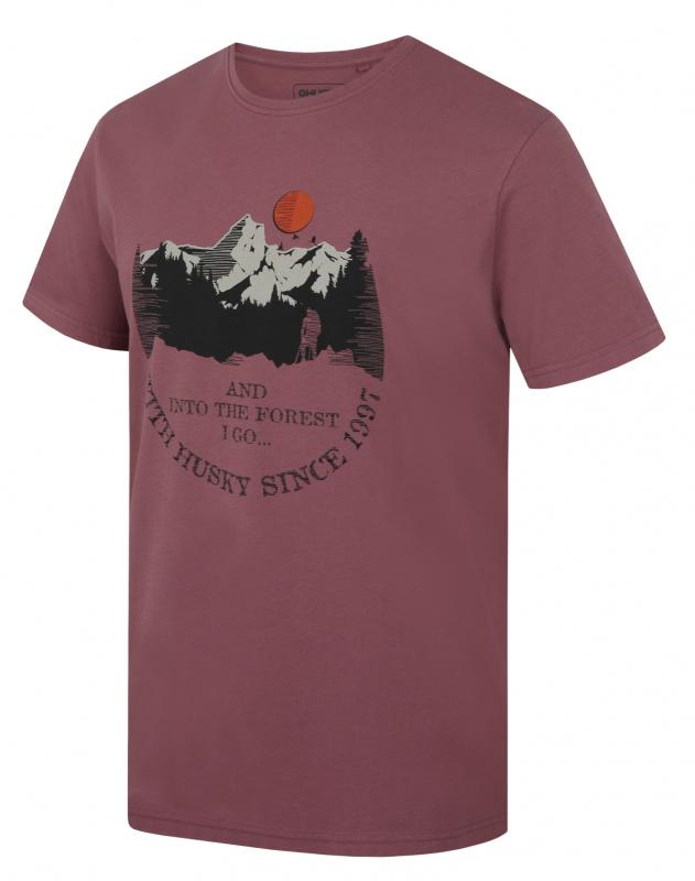 Husky Tee Moon M dark bordo HUSKY