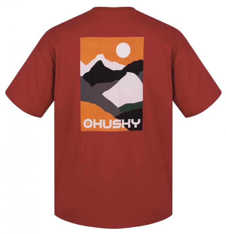 Husky Tee Panorama M dark red HUSKY
