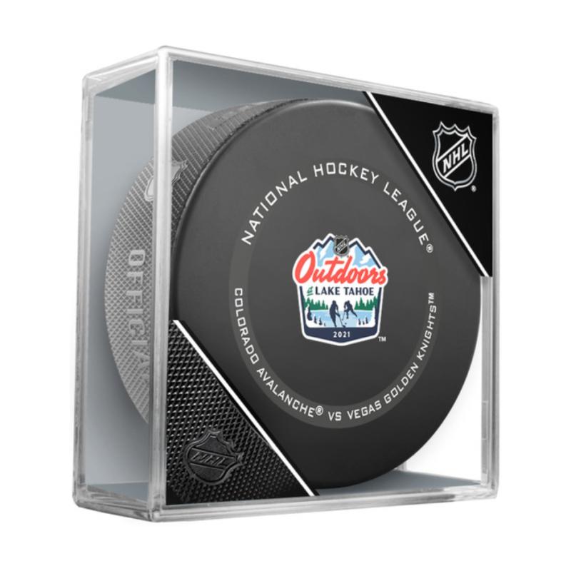 InGlasCo Fanouškovský puk NHL Lake Tahoe Official Game Puck (1ks) InGlasCo