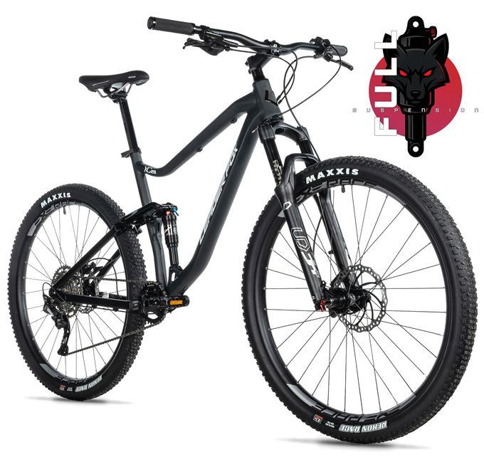 Leader FOx TRION FULL.SUSP 29 BLACK MATT horské kolo + sleva 1500