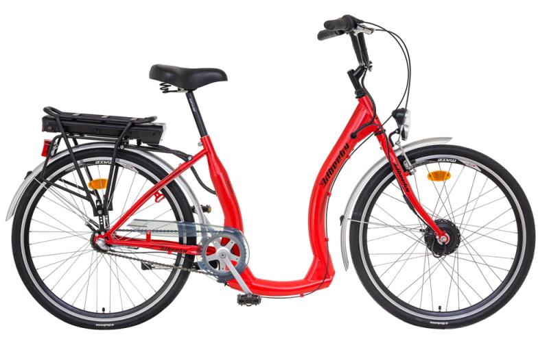 Liberty e-COMFY STEEL 36V červené ektrokolo LIBERTY