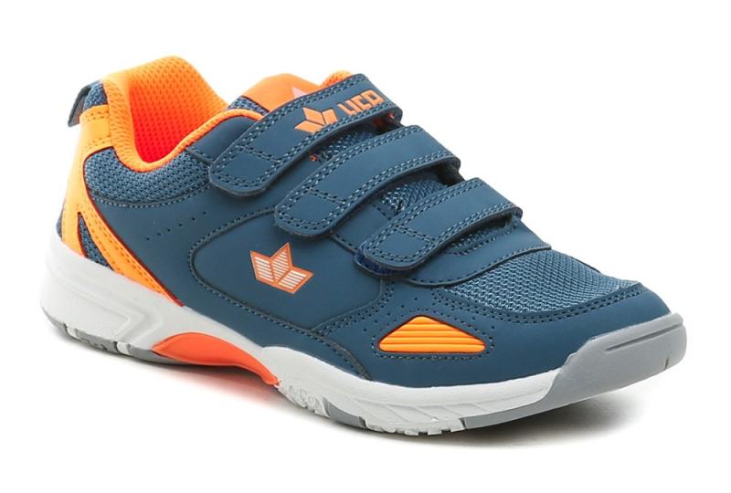 Lico 366184 Peyton V modro oranžové sportovní tenisky Lico