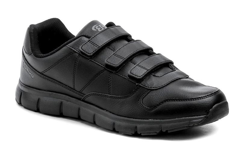 Lico Brütting 591222 Classic Sport V černé nadměrné pánské sportovní tenisky Lico