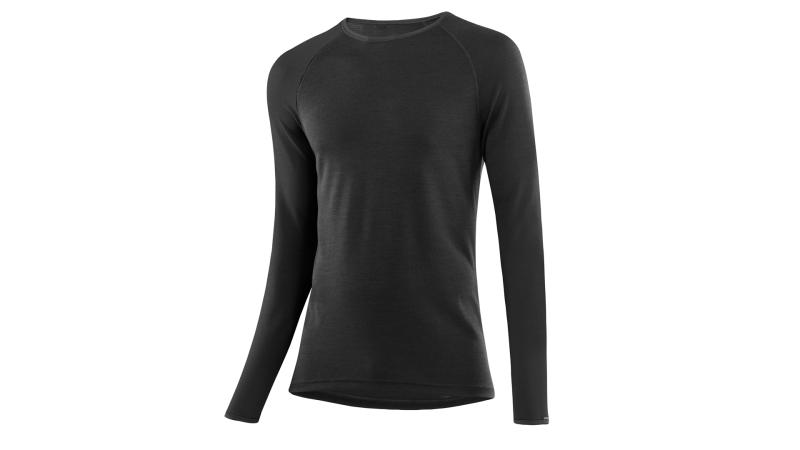 Löffler L/S TRANSTEX MERINO 2023 černé funkční triko Löffler