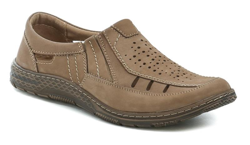 Mateos 492 světle hnědé pánské polobotky Mateos