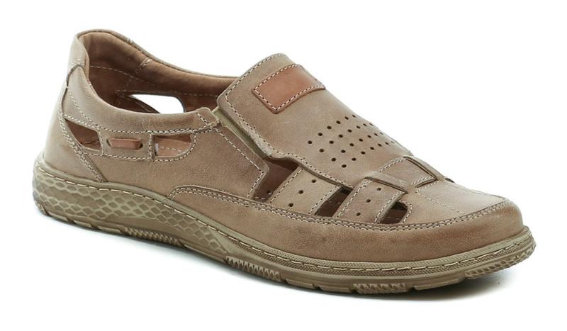 Mateos 933 světle hnědé pánské polobotky Mateos