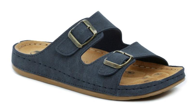 Medi Line 4123-020 navy pánské zdravotní pantofle Medi Line