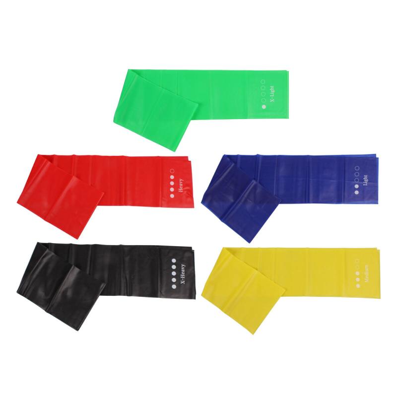 Merco Yoga Stretch Mix 1500 sada posilovacích gum 5 ks mix barev Merco
