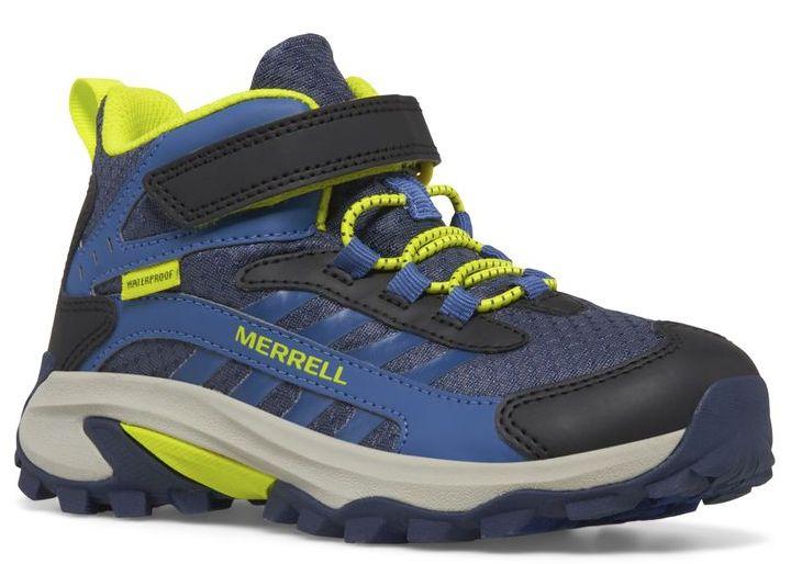 Merrell Mk267543 Moab Speed 2 Mid A/c Wtpf Navy/hi Viz Merrell