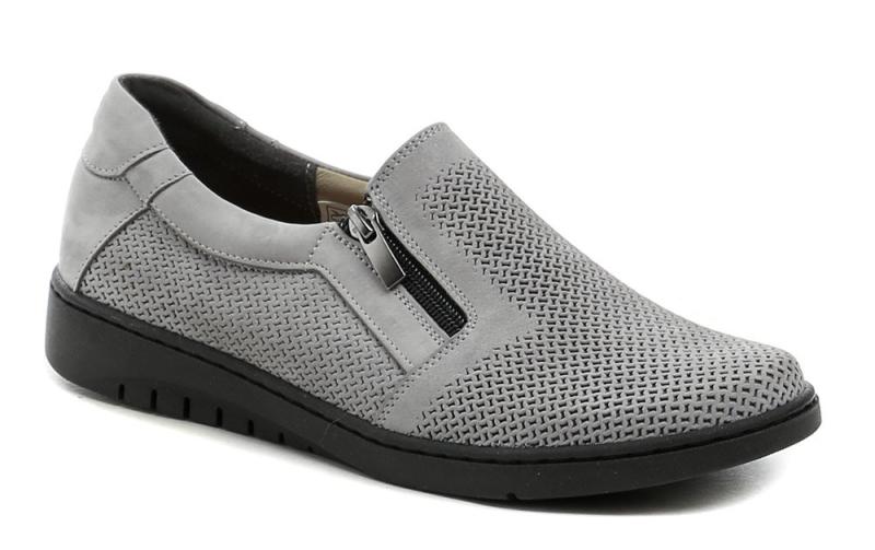 MintakaCZ Mintaka 211418-23 šedé dámské polobotky MintakaCZ
