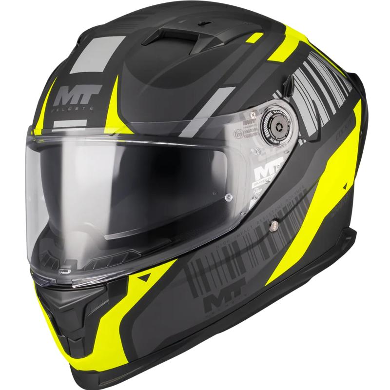 MT Helmets Braker SV Cockpit B13 matná černo-šedo-fluo žlutá Mt Helmets