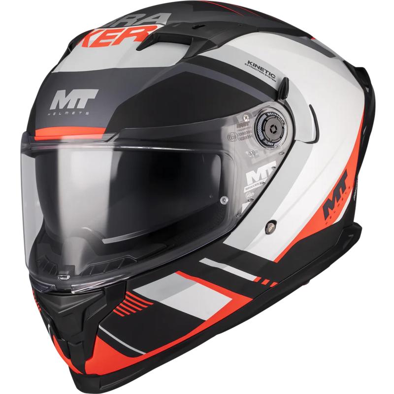 MT Helmets Braker SV Inception B5 matná černo-šedo-červená Mt Helmets