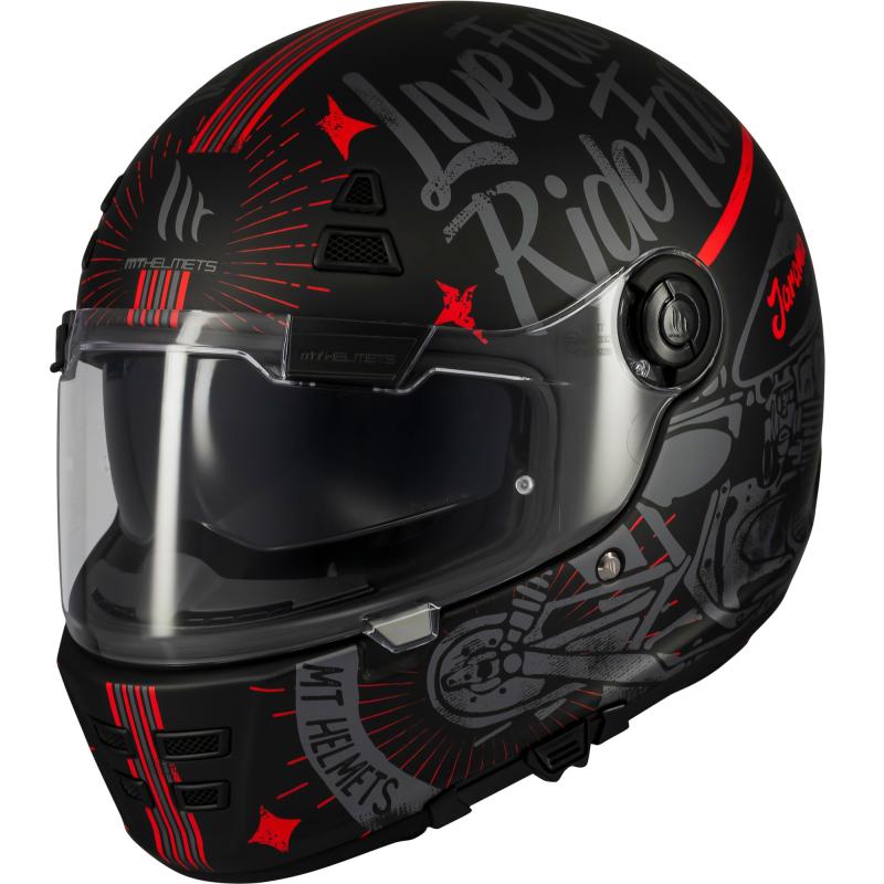 MT Helmets Jarama SV Art matná černá Mt Helmets