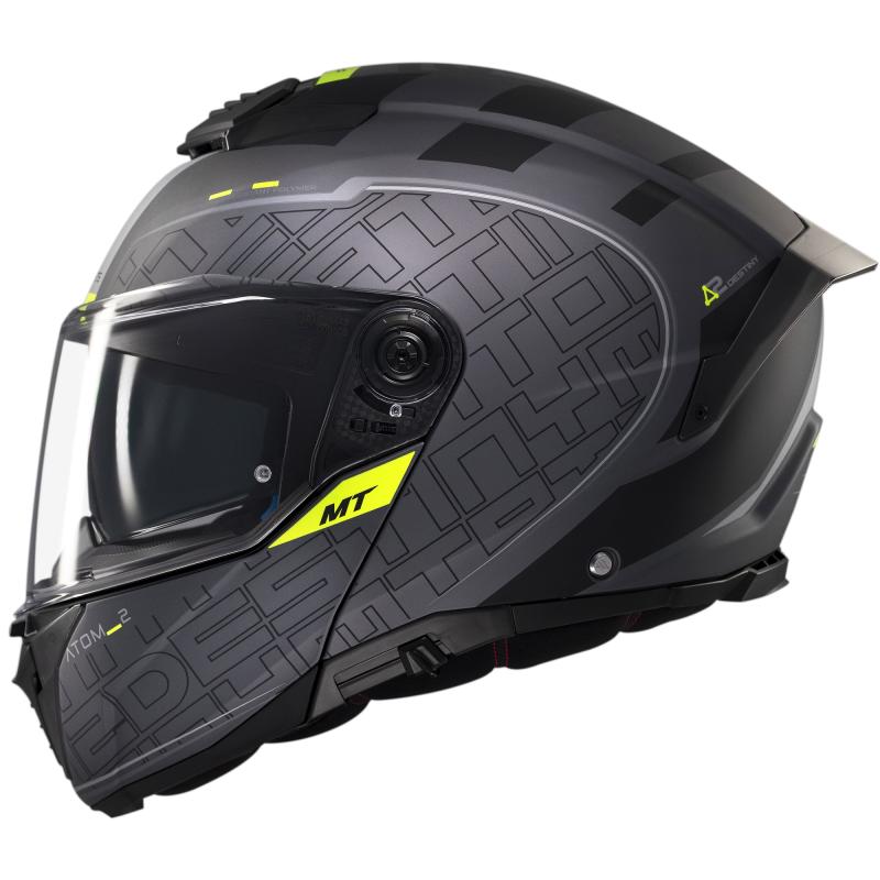 MT Helmets Atom 2 SV Destiny matná černo-šedá Mt Helmets