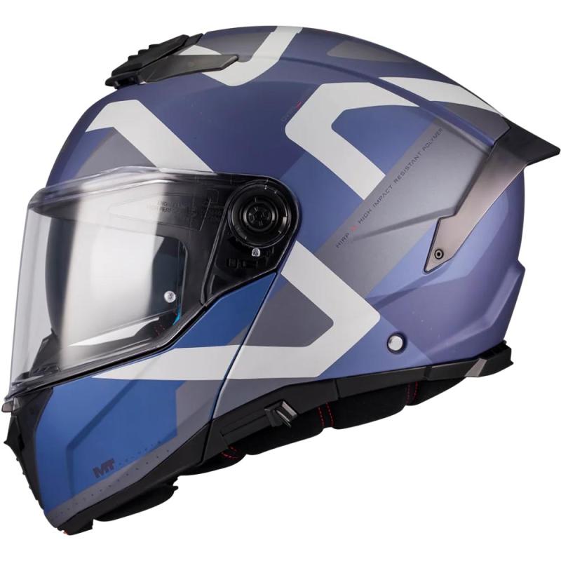MT Helmets Atom 2 SV Dexter C2 matná modro-šedá Mt Helmets