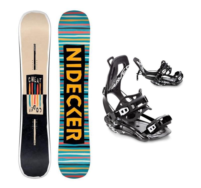 Nidecker Cheat Code 25/26 pánská snowboard + Raven Fastec FT360 black vázání Hatchey