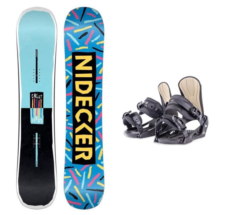 Nidecker Cheat Code Youth dětský snowboard + Beany Junior vázání Gravity