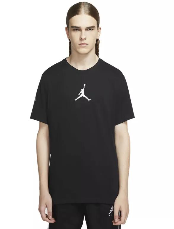Nike JORDAN M J JUMPMAN DF SS CREW-010-Black 2025 triko NIKE