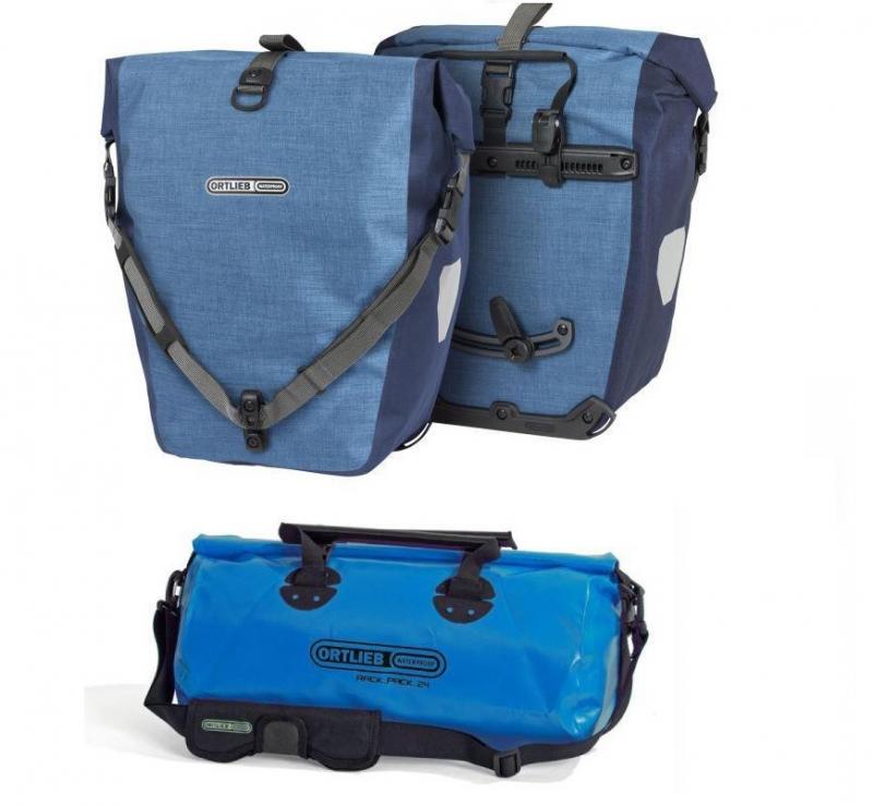 Ortlieb Back-Roller Plus CR přední a zadní brašny + Ortlieb Rack-Pack 24l Ortlieb