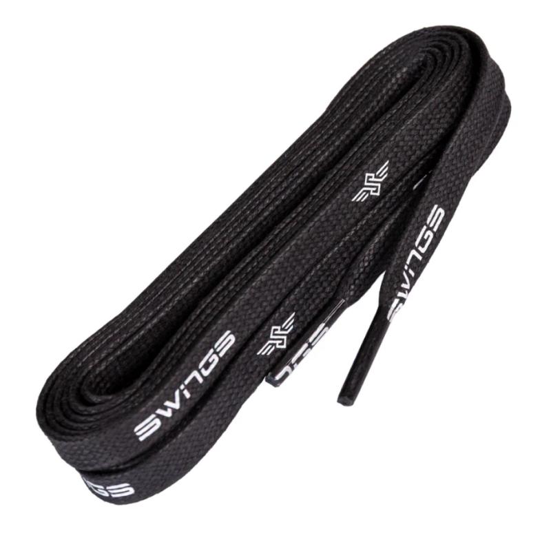 Powerslide Tkaničky Swings Waxed Superlaces Black Powerslide