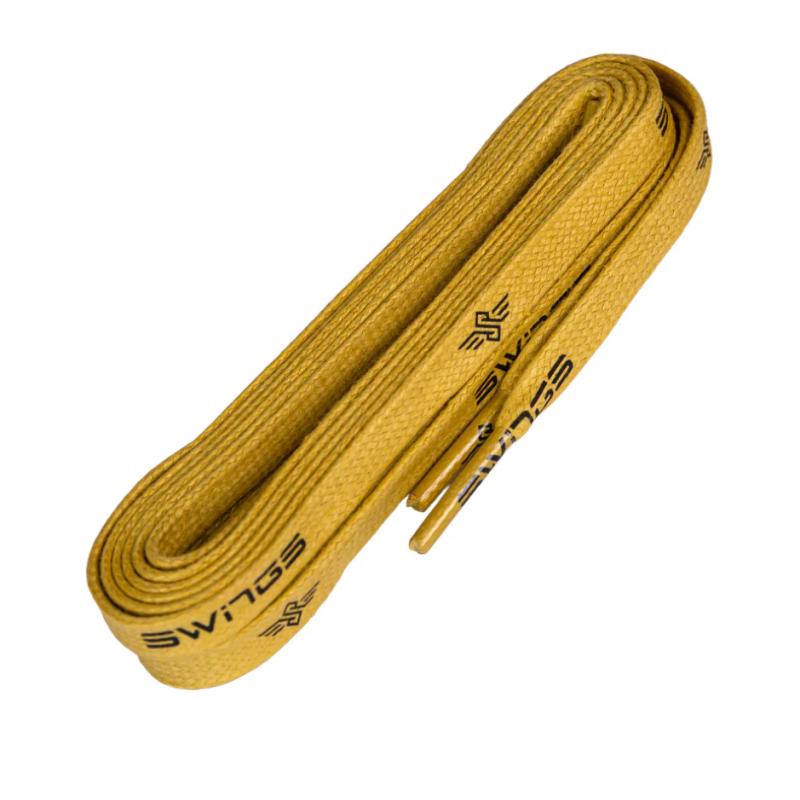 Powerslide Tkaničky Swings Waxed Superlaces Gold Powerslide
