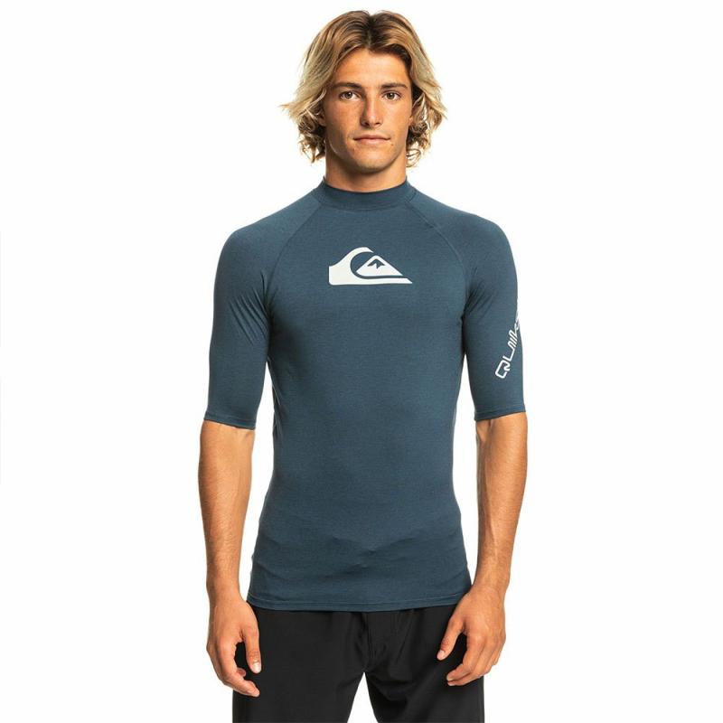 QUIKSILVER Pánské lycrové triko ALL TIME UPF50 krátký rukáv QUIKSILVER