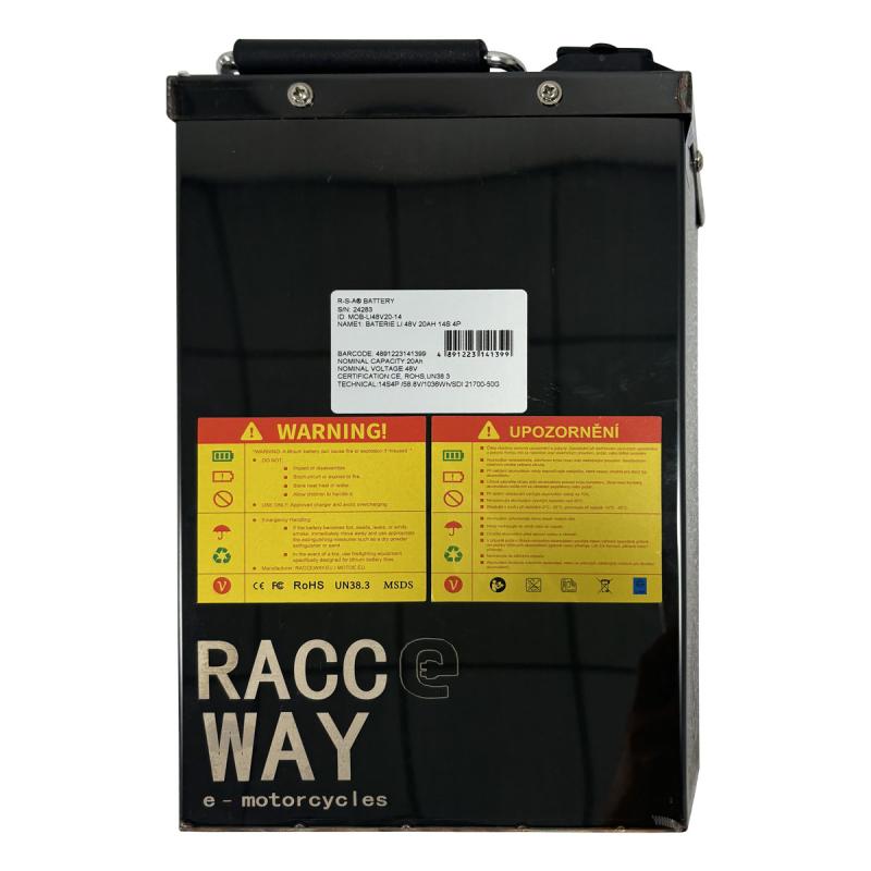 RACCEWAY Baterie Li-48v 20Ah k elektroskútru Samsung 14S 4P RACCEWAY