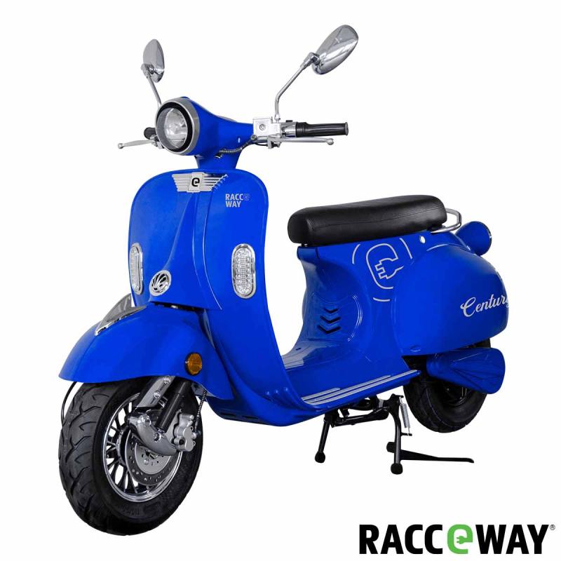 RACCEWAY Elektroskútr Century E-retro modrý lesklý RACCEWAY®