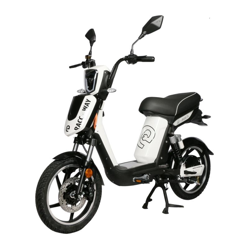 RACCEWAY Elektroskútr E-babeta bílá RACCEWAY