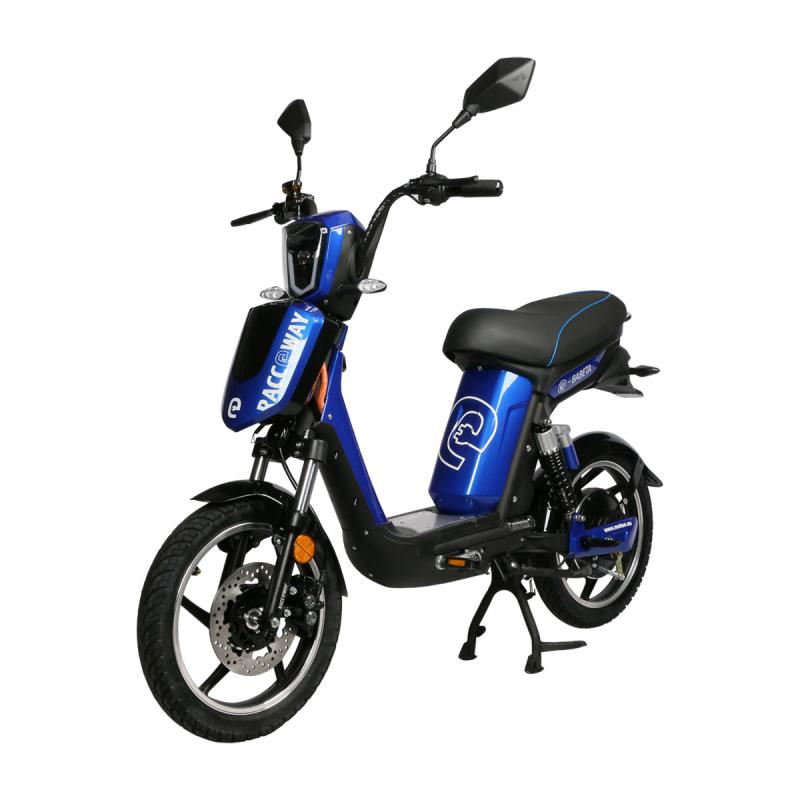 RACCEWAY Elektroskútr E-babeta modrá-lesklá RACCEWAY