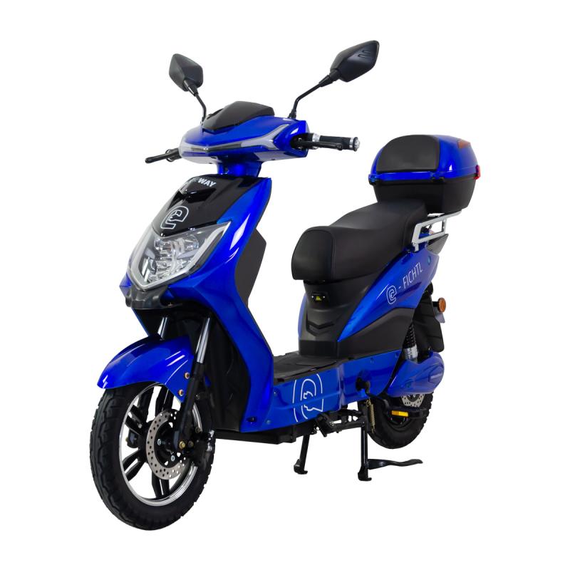 RACCEWAY Elektroskútr E-fichtl modrý-lesklý s baterií 20Ah RACCEWAY®