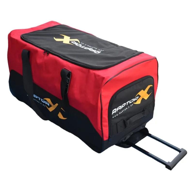 Raptor-X Wheel Bag Junior hokejová taška na kolečkách černá-červená Raptor-X