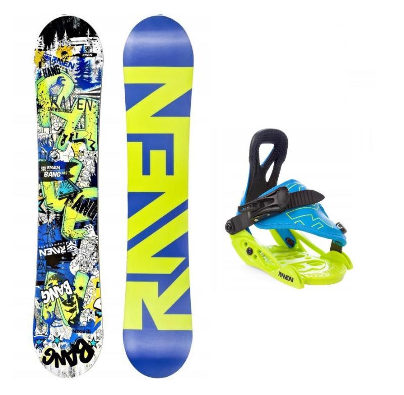 Raven Bang junior dětský snowboard + Raven s160 dětské vázání Raven